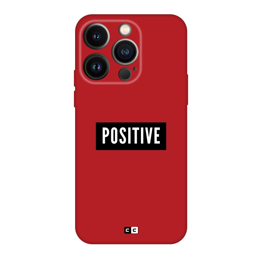 Positive Minimal Original Polycarbonate Back Case for iPhone 14 Pro