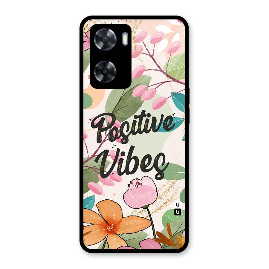 Positive Vibes Glass Back Case for OnePlus Nord N20 SE