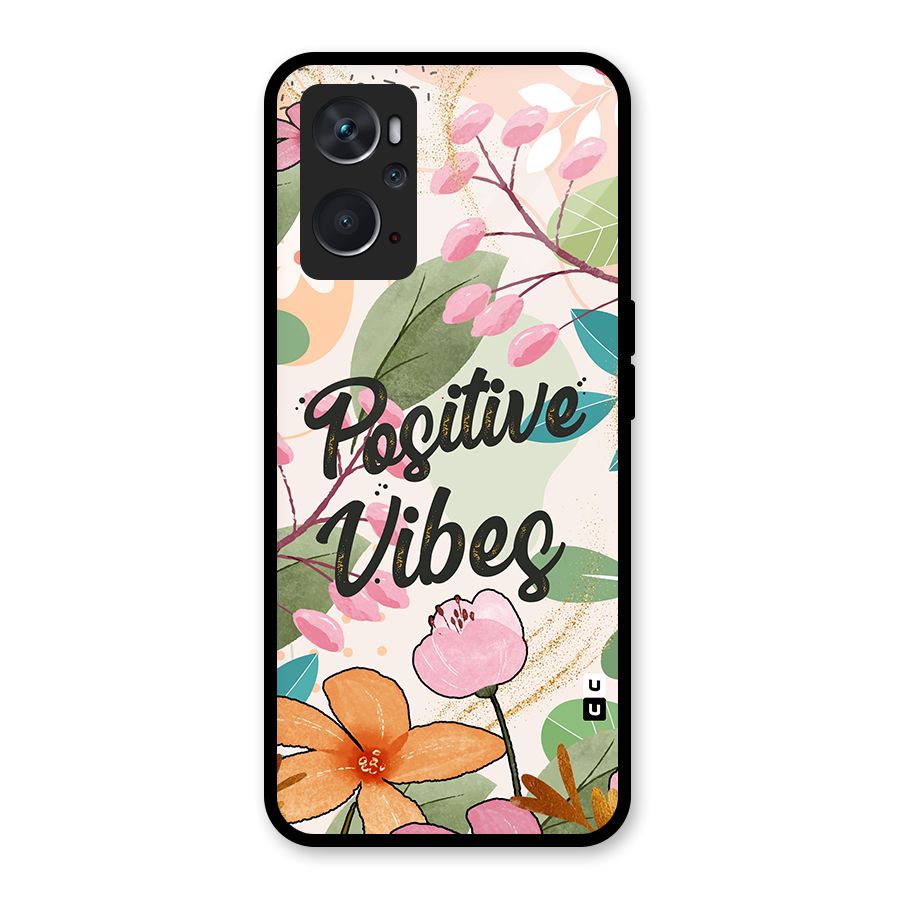 Positive Vibes Glass Back Case for Oppo K10 4G