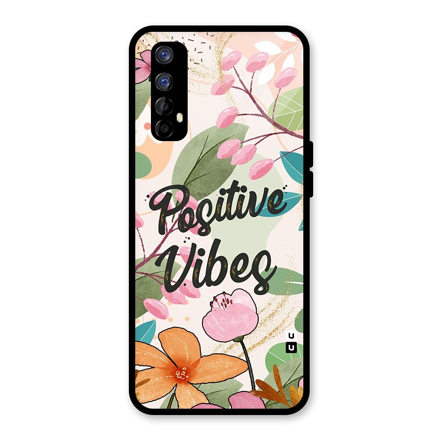 Positive Vibes Glass Back Case for Realme 7