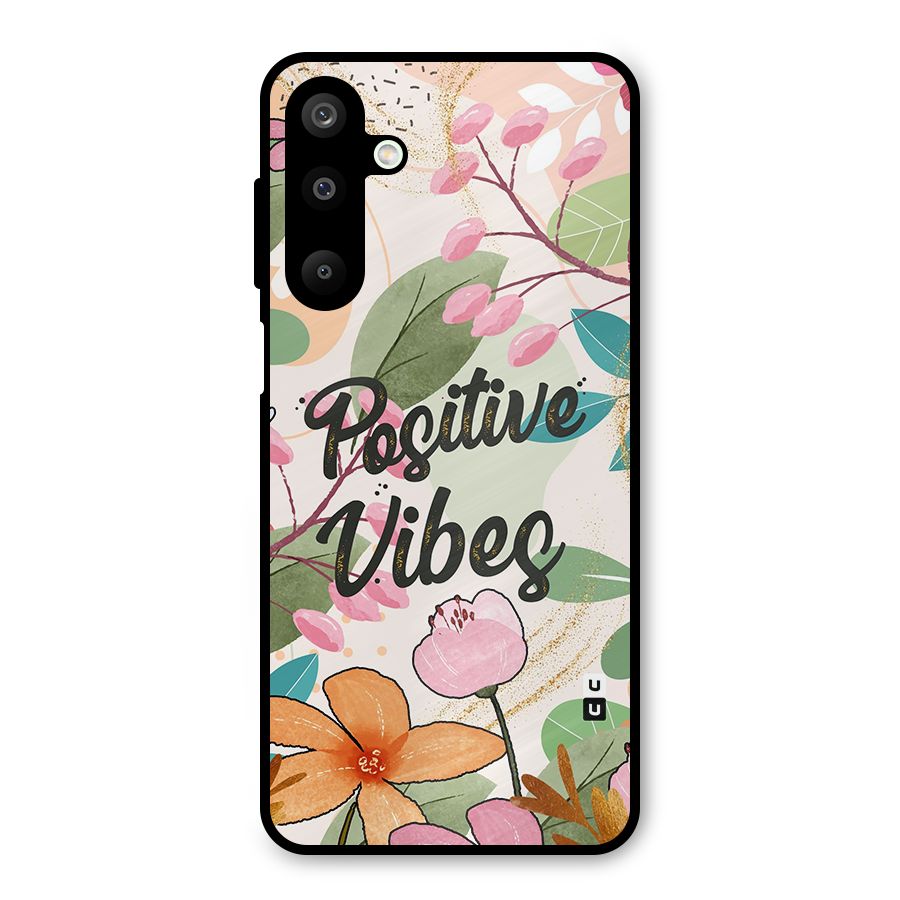 Positive Vibes Metal Back Case for Galaxy M16