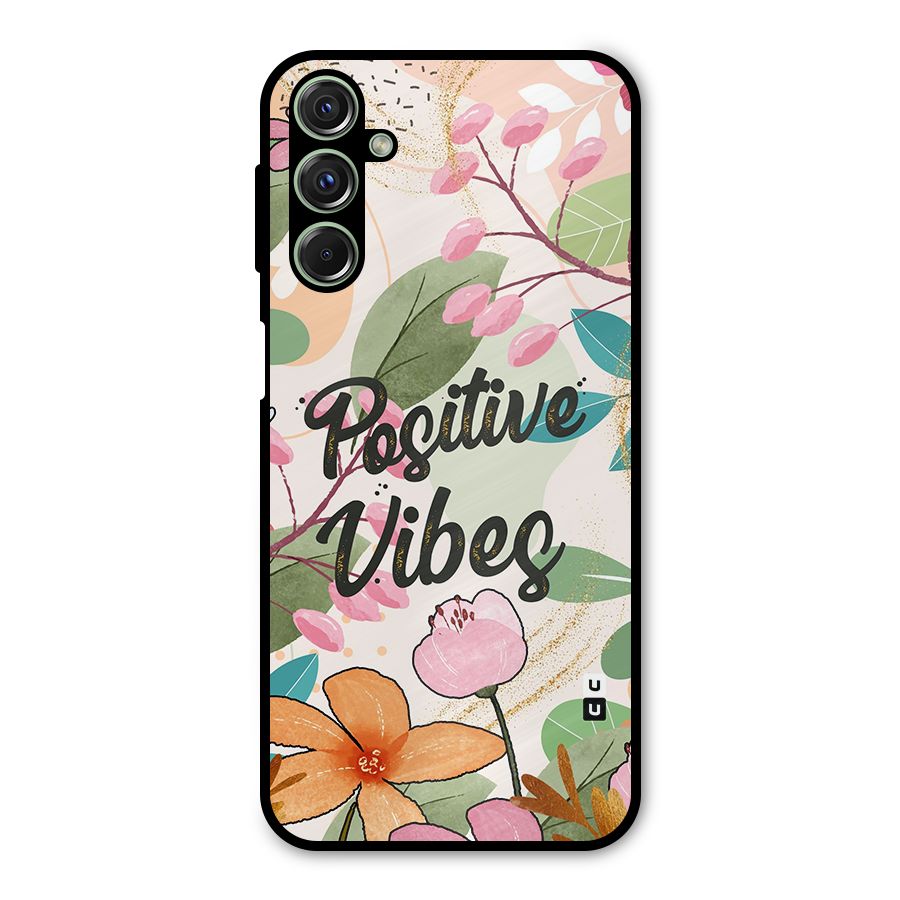 Positive Vibes Metal Back Case for Galaxy M34