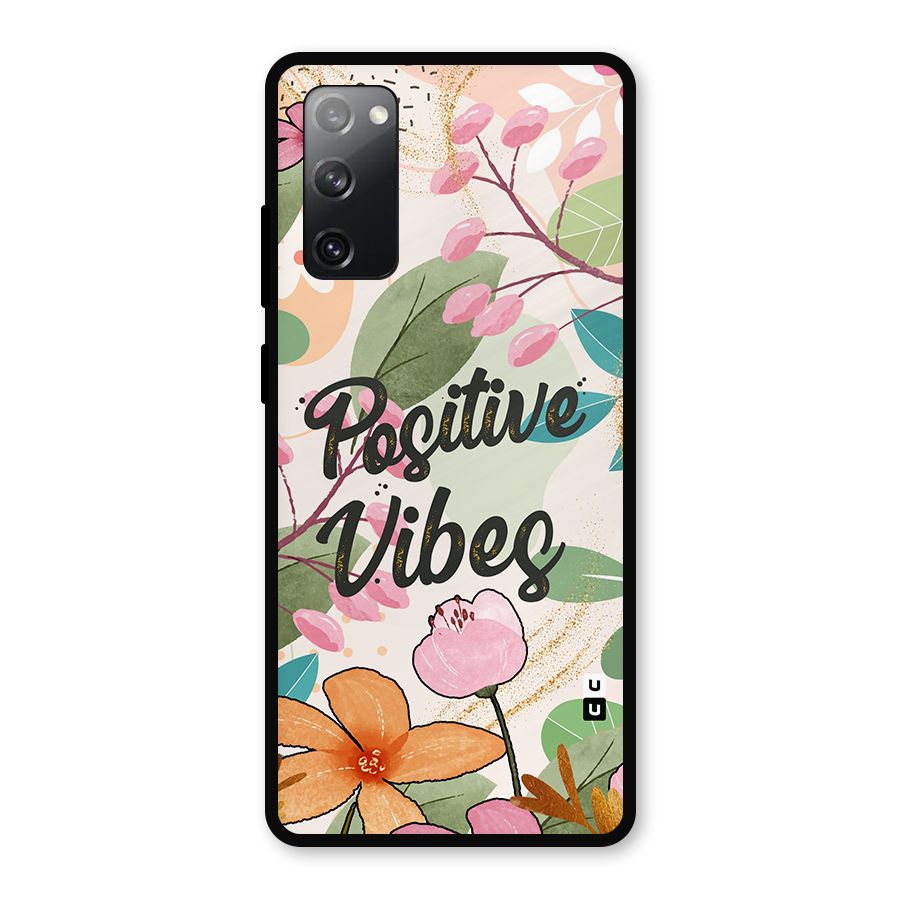 Positive Vibes Metal Back Case for Galaxy S20 FE