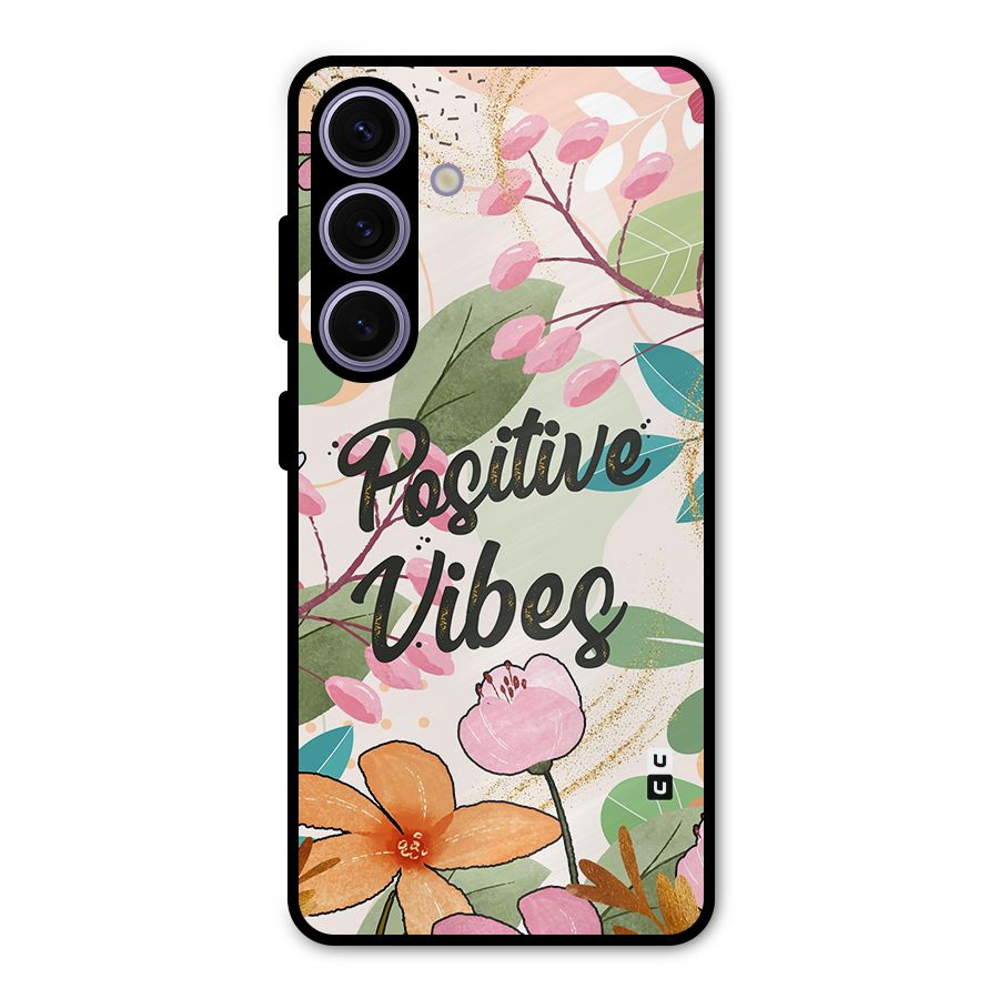 Positive Vibes Metal Back Case for Galaxy S24