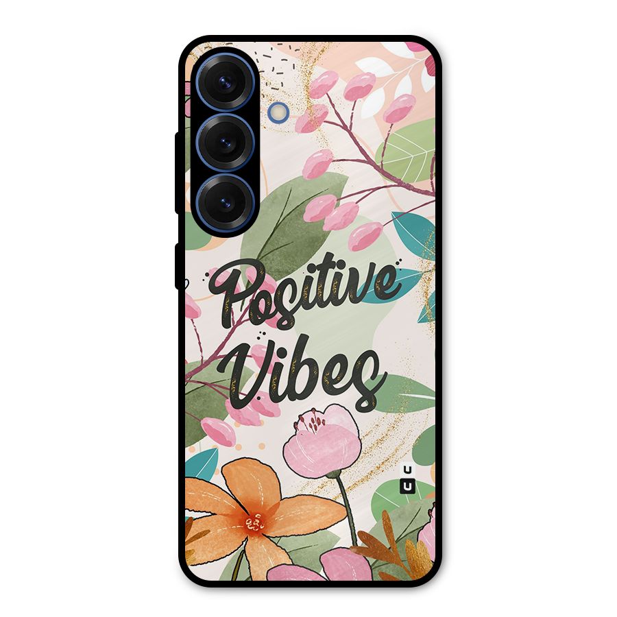 Positive Vibes Metal Back Case for Galaxy S25