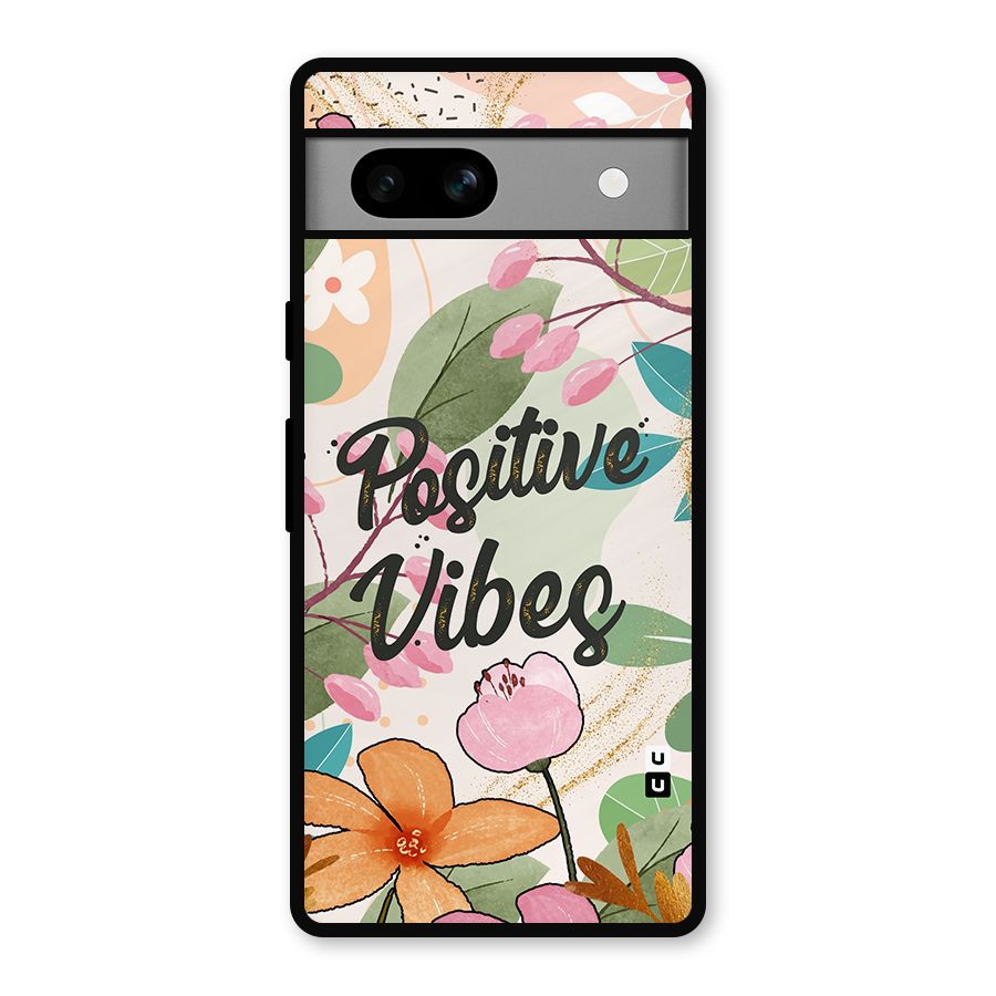 Positive Vibes Metal Back Case for Google Pixel 7a