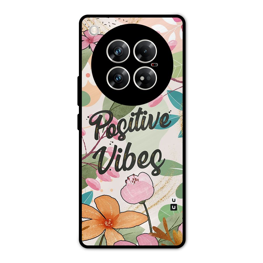 Positive Vibes Metal Back Case for Infinix Zero 40 5G
