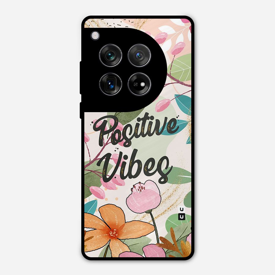 Positive Vibes Metal Back Case for OnePlus 12