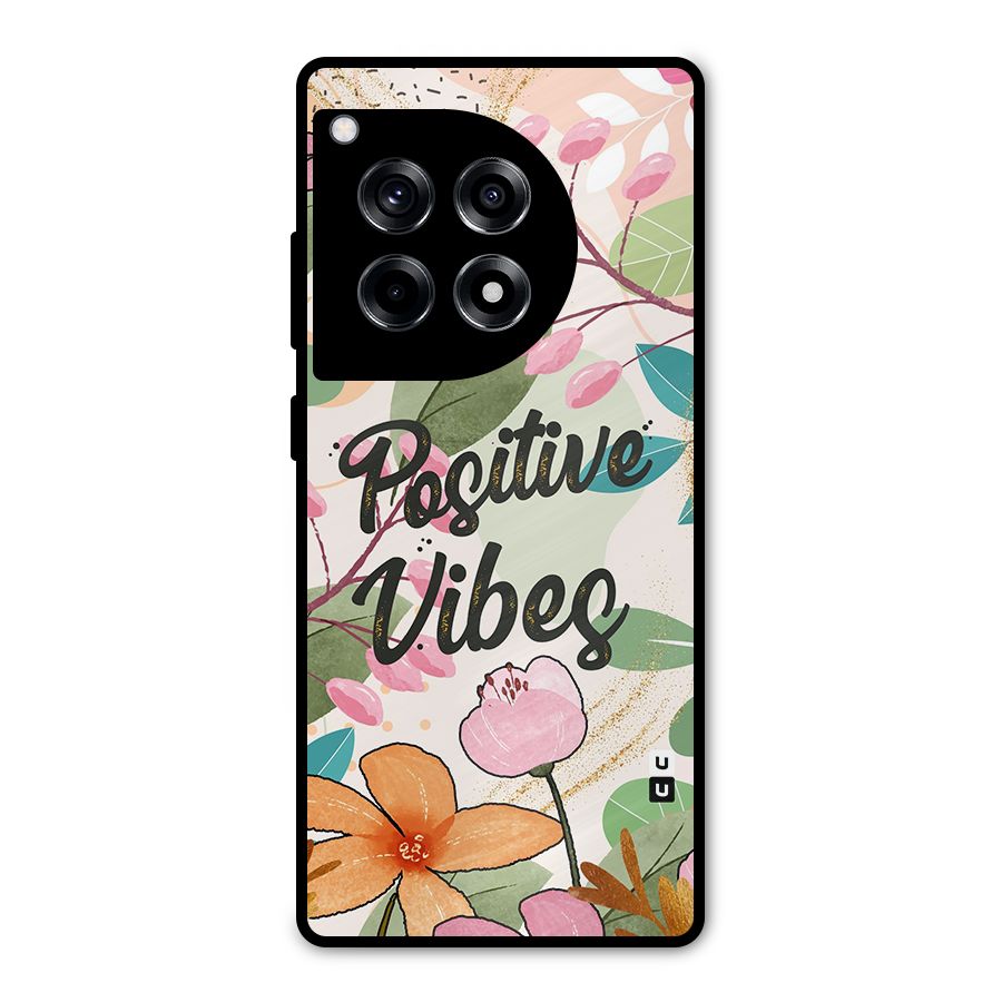 Positive Vibes Metal Back Case for OnePlus 12R