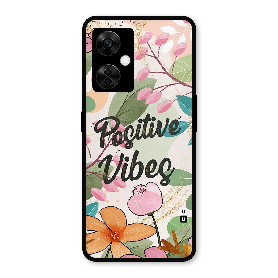 Positive Vibes Metal Back Case for OnePlus Nord CE 3 Lite