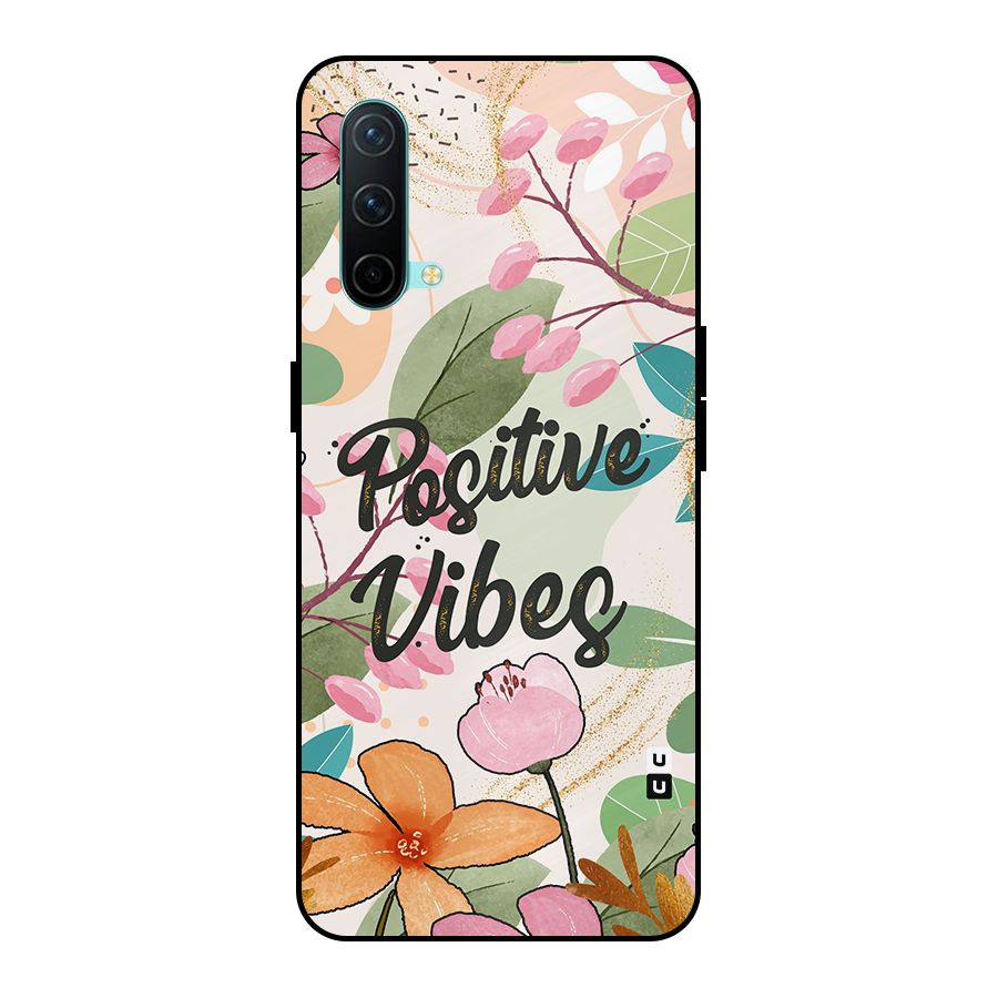 Positive Vibes Metal Back Case for OnePlus Nord CE 5G