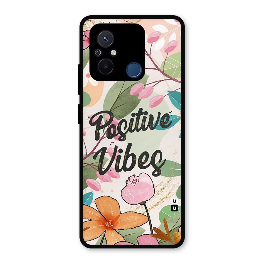 Positive Vibes Metal Back Case for Poco C55