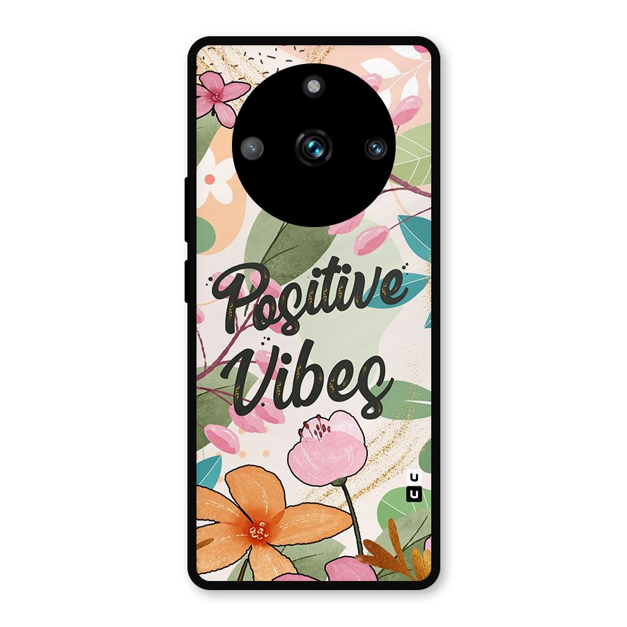 Positive Vibes Metal Back Case for Realme 11 Pro