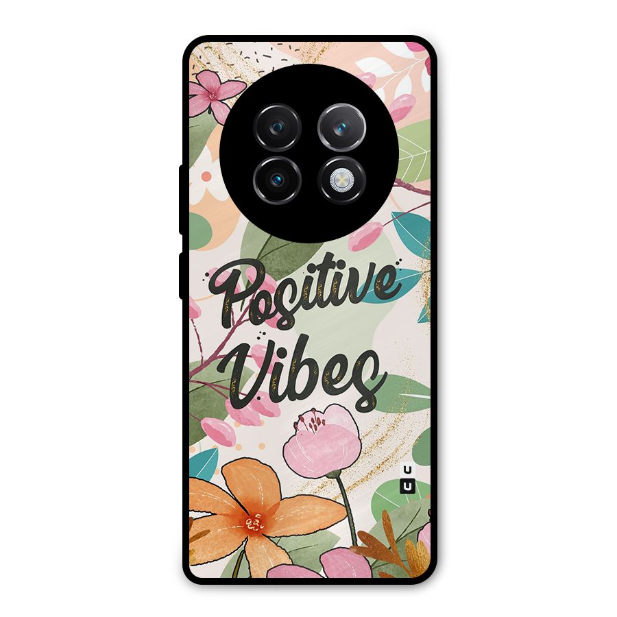 Positive Vibes Metal Back Case for Realme 13 Plus