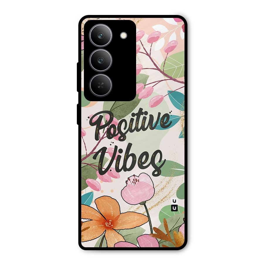 Positive Vibes Metal Back Case for Realme 14x