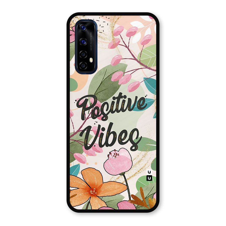 Positive Vibes Metal Back Case for Realme Narzo 20 Pro