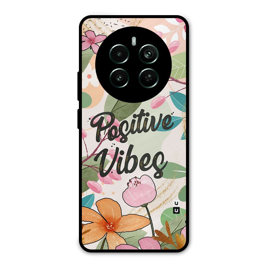 Positive Vibes Metal Back Case for Realme Narzo 70 Pro