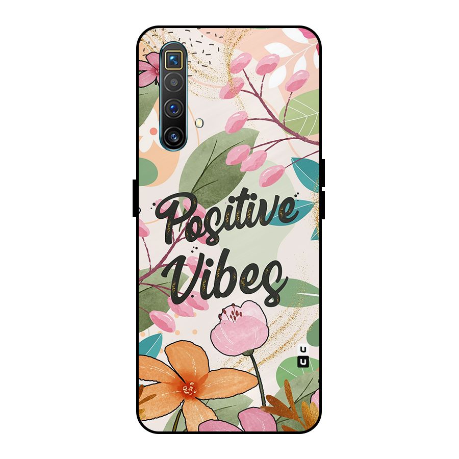 Positive Vibes Metal Back Case for Realme X3 SuperZoom