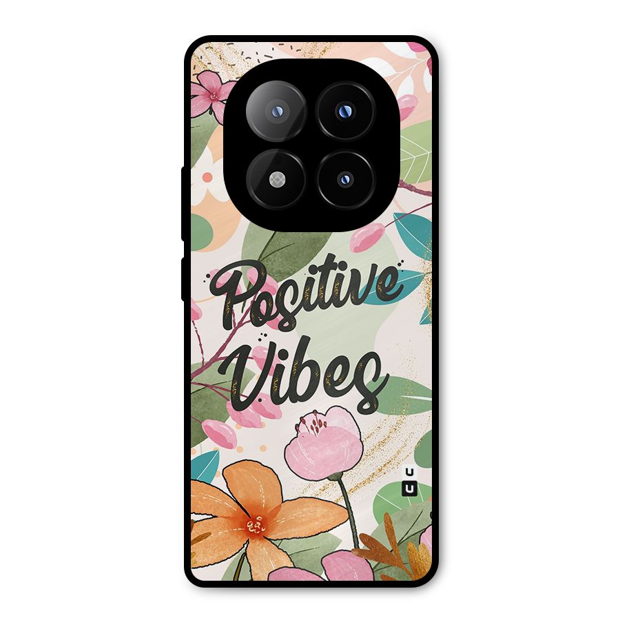 Positive Vibes Metal Back Case for Redmi Note 14 Pro Plus 5G