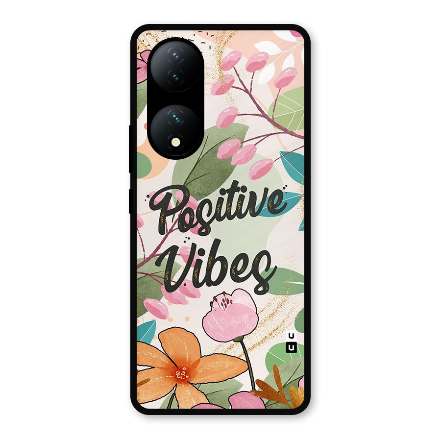 Positive Vibes Metal Back Case for Vivo T2