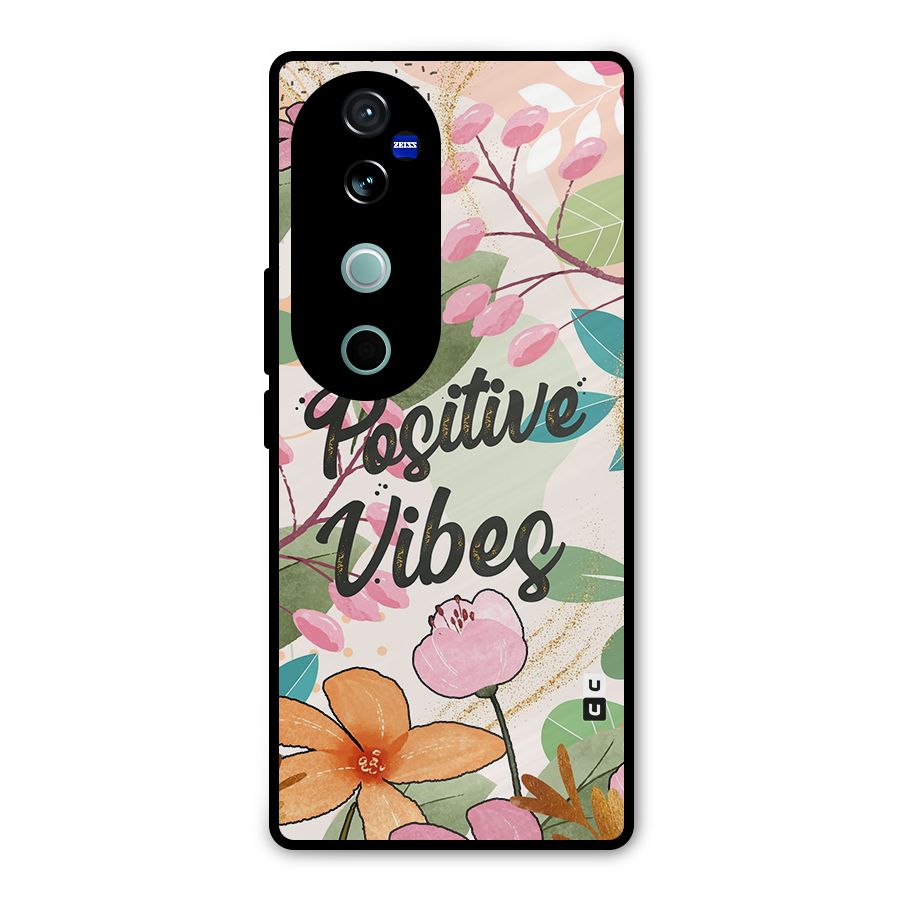 Positive Vibes Metal Back Case for Vivo V40