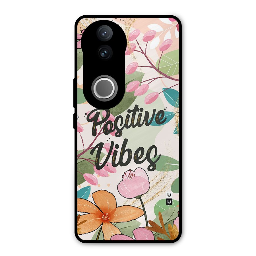 Positive Vibes Metal Back Case for Vivo V50