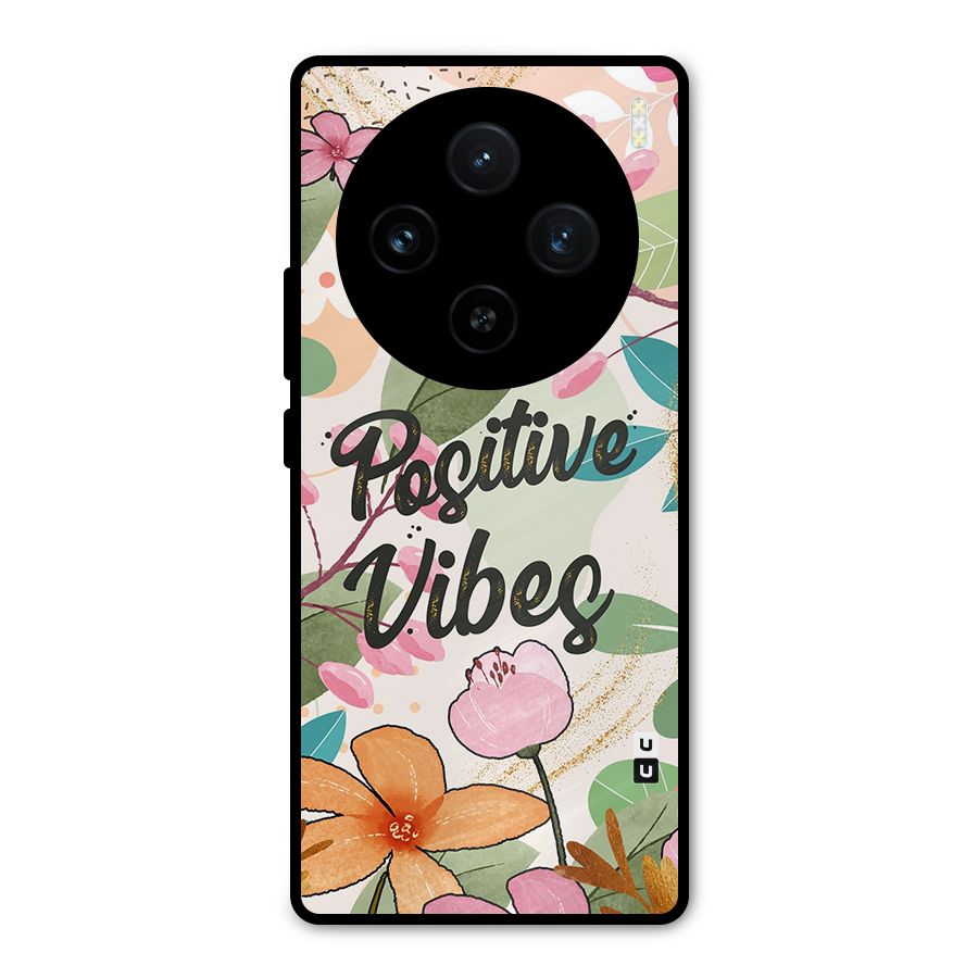 Positive Vibes Metal Back Case for Vivo X100