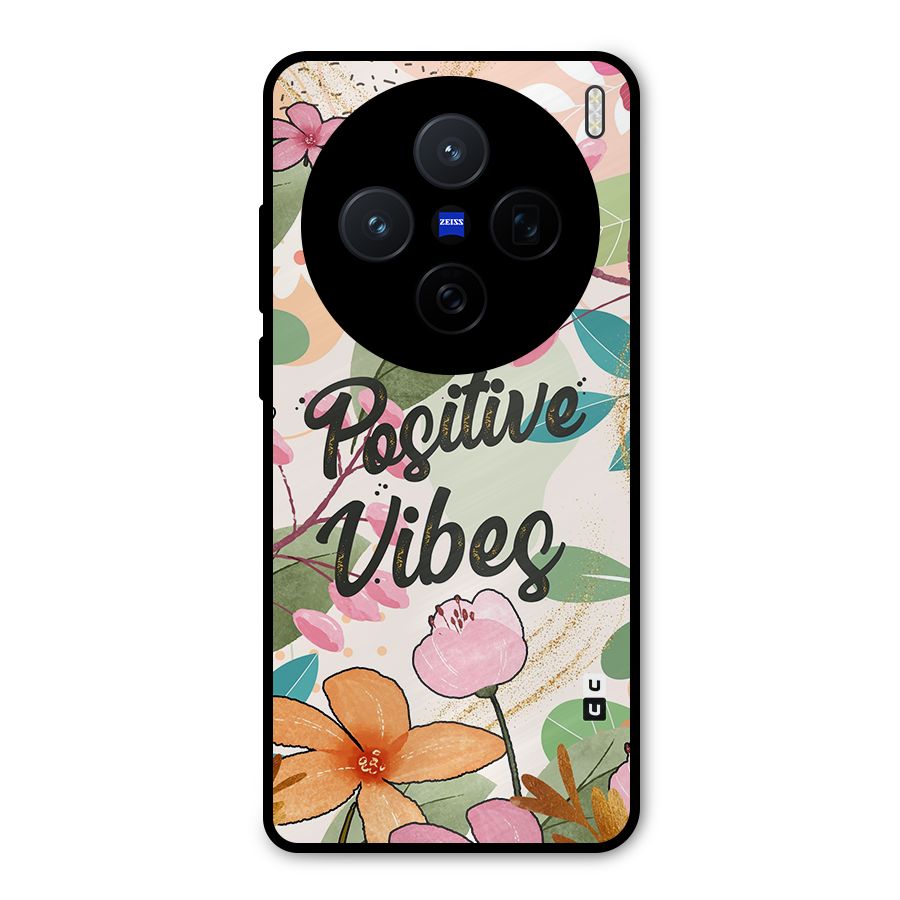 Positive Vibes Metal Back Case for Vivo X200