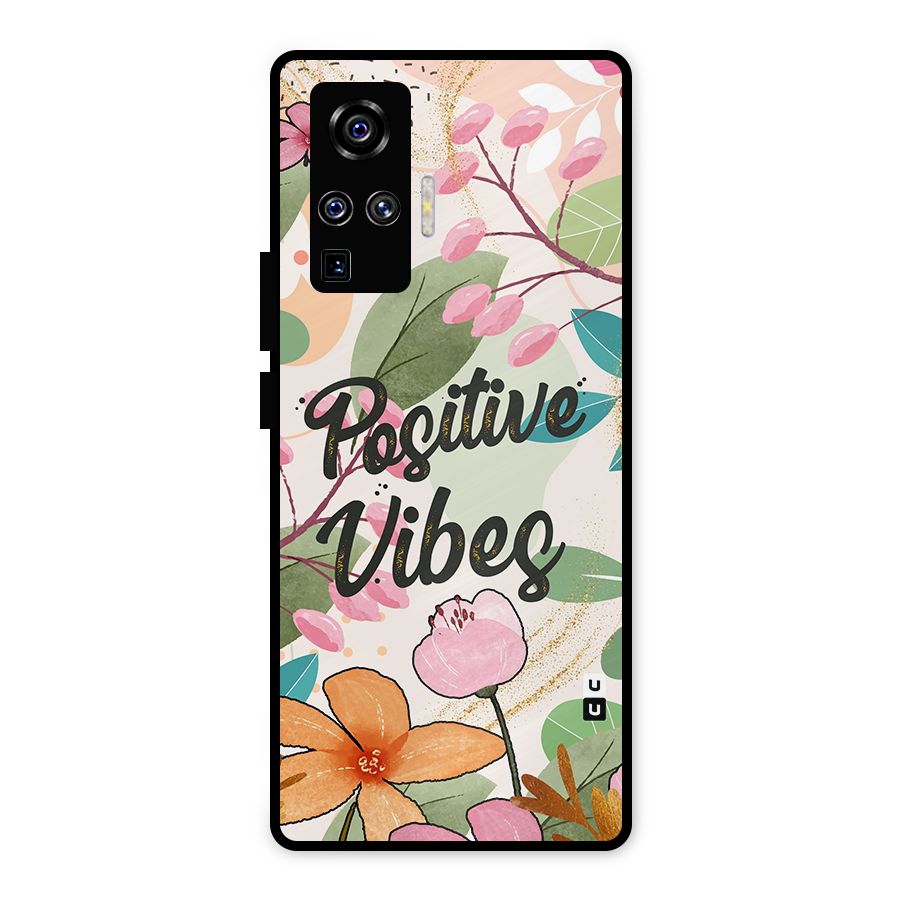 Positive Vibes Metal Back Case for Vivo X50 Pro