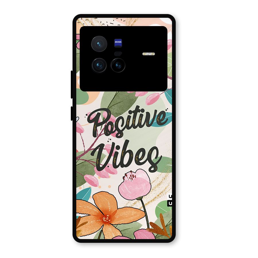 Positive Vibes Metal Back Case for Vivo X80