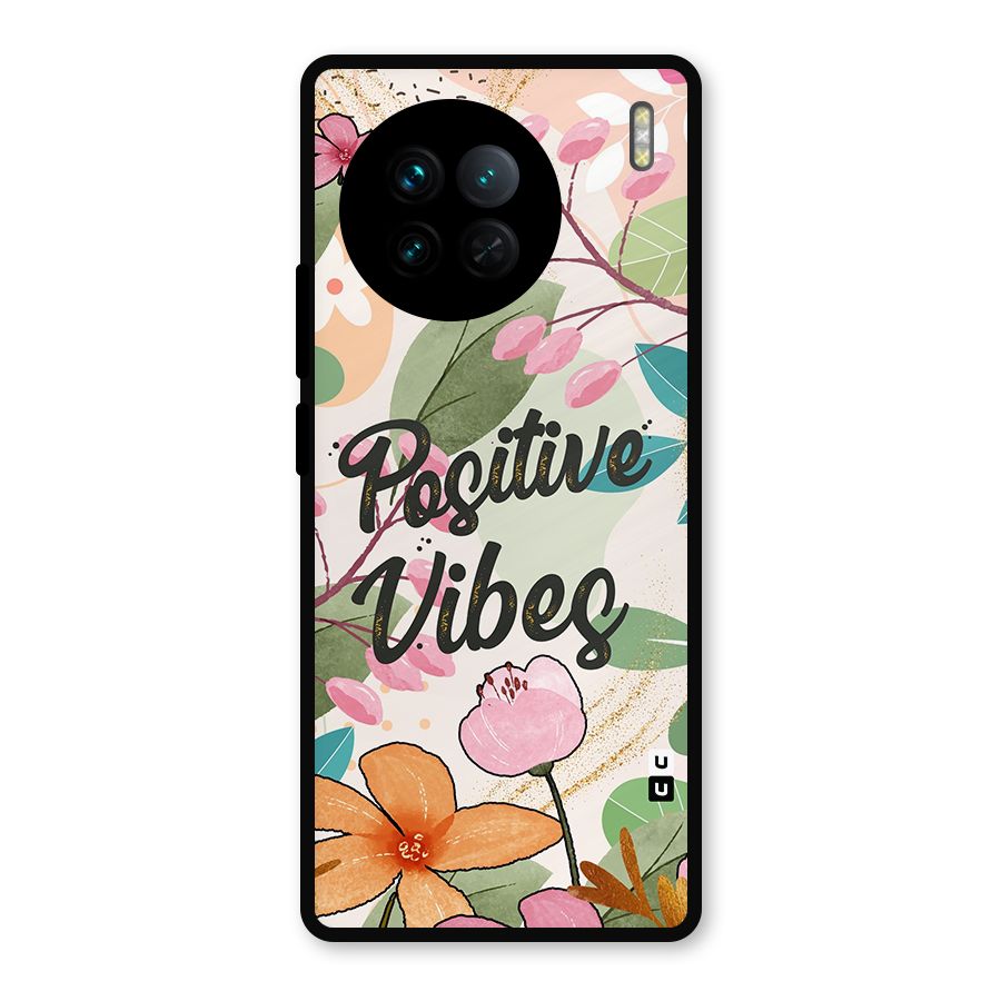 Positive Vibes Metal Back Case for Vivo X90