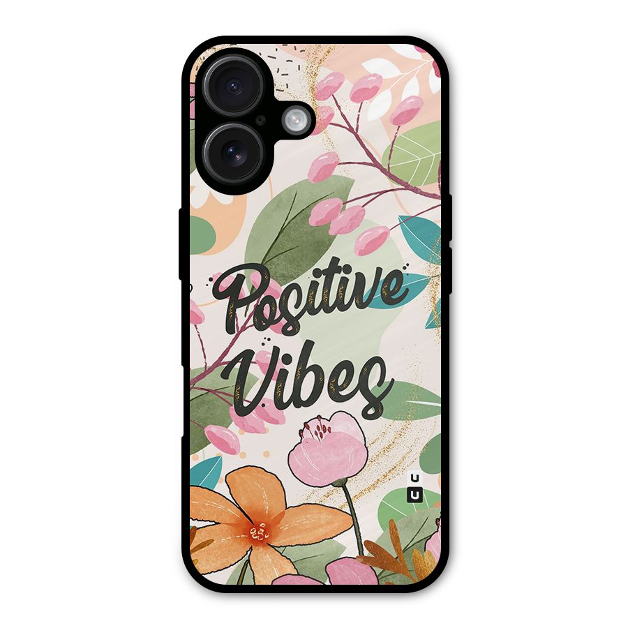 Positive Vibes Metal Back Case for iPhone 16