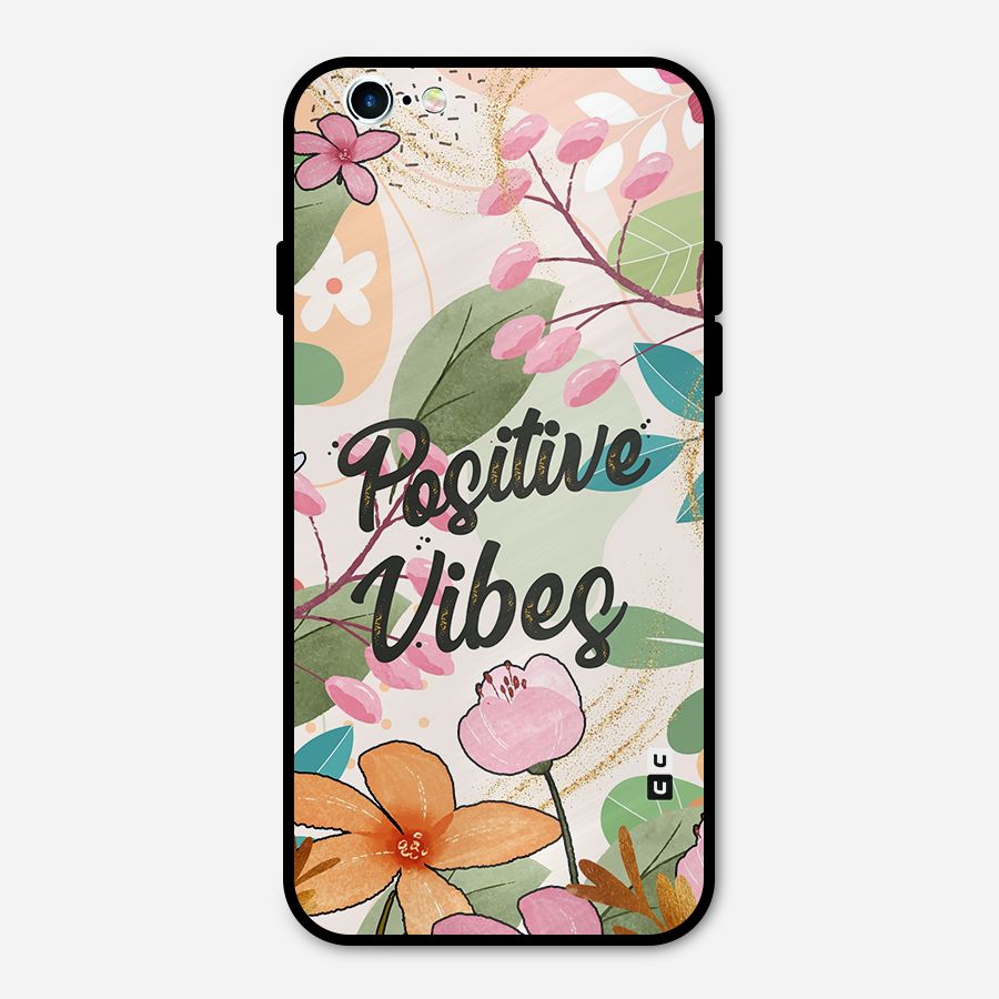 Positive Vibes Metal Back Case for iPhone 6 6s