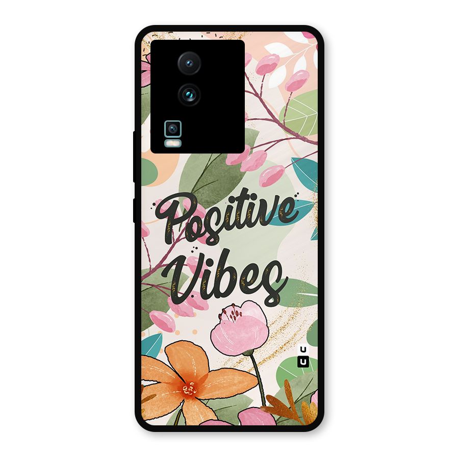 Positive Vibes Metal Back Case for iQOO Neo 7 Pro