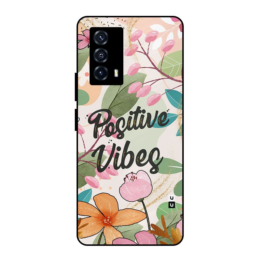 Positive Vibes Metal Back Case for iQOO Z5