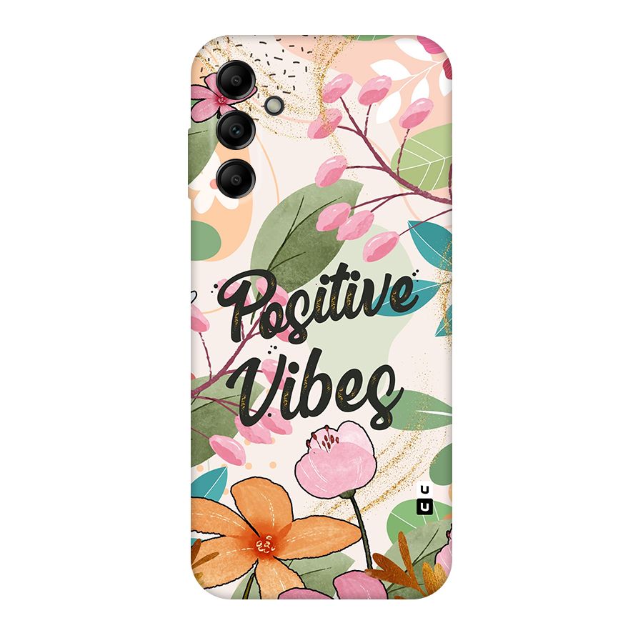 Positive Vibes Original Polycarbonate Back Case for Galaxy A14 5G