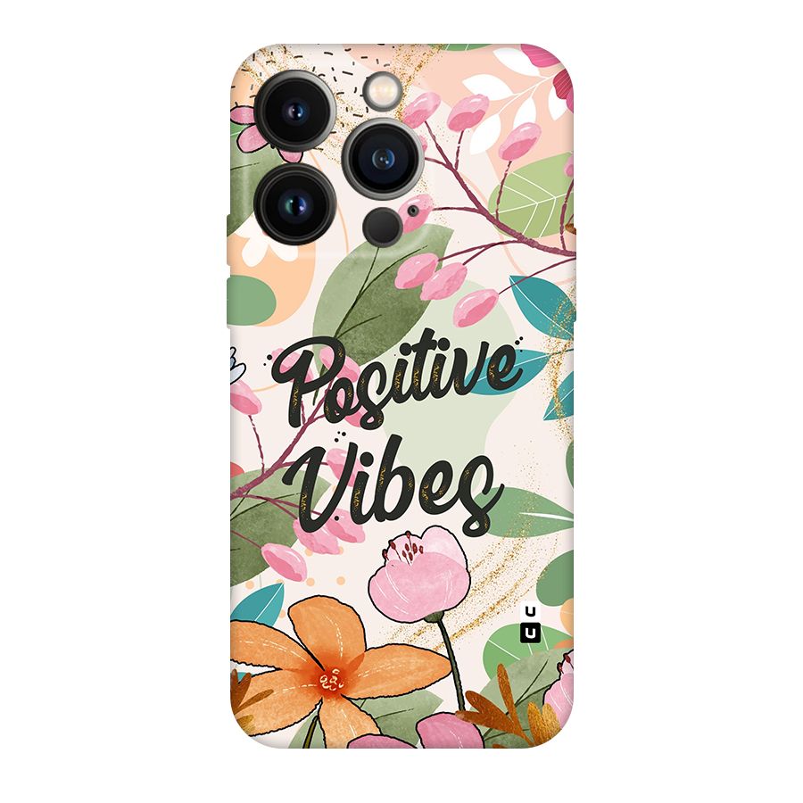 Positive Vibes Original Polycarbonate Back Case for iPhone 14 Pro