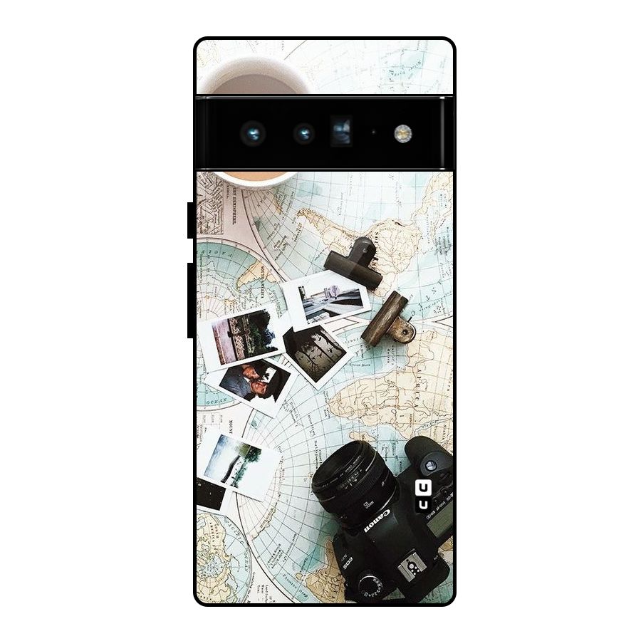 Post Stamps Travel Glass Back Case for Google Pixel 6 Pro