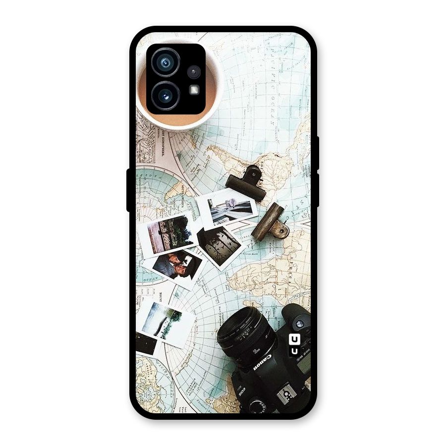 Post Stamps Travel Glass Back Case for Nothing Phone 1