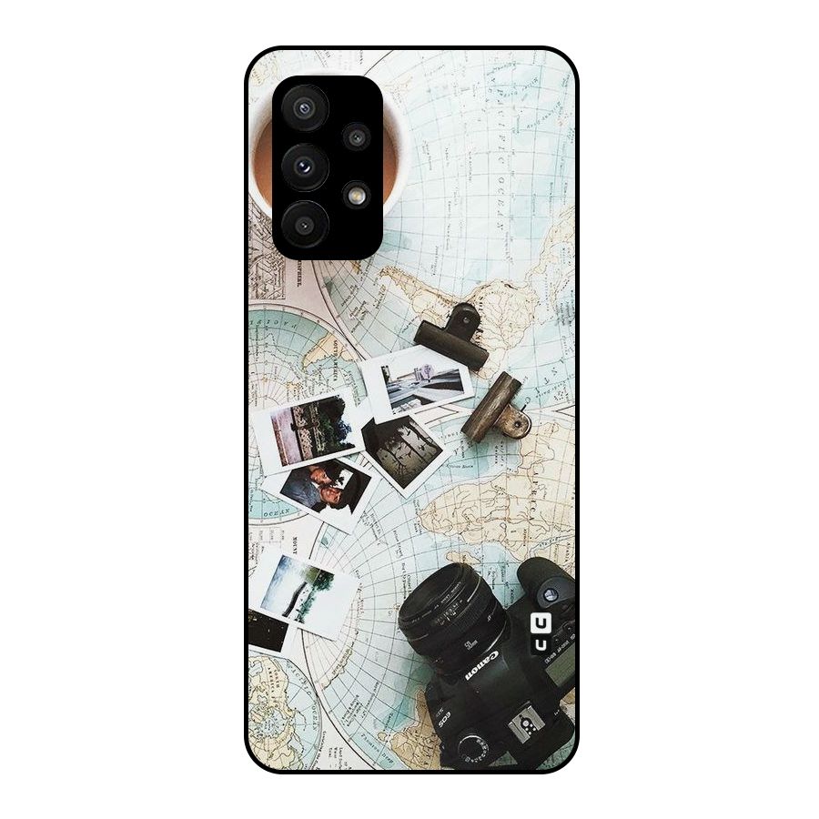 Post Stamps Travel Metal Back Case for Galaxy A23