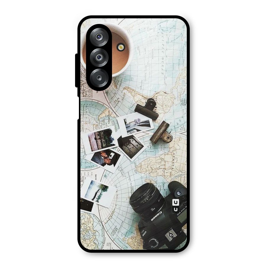 Post Stamps Travel Metal Back Case for Galaxy A26