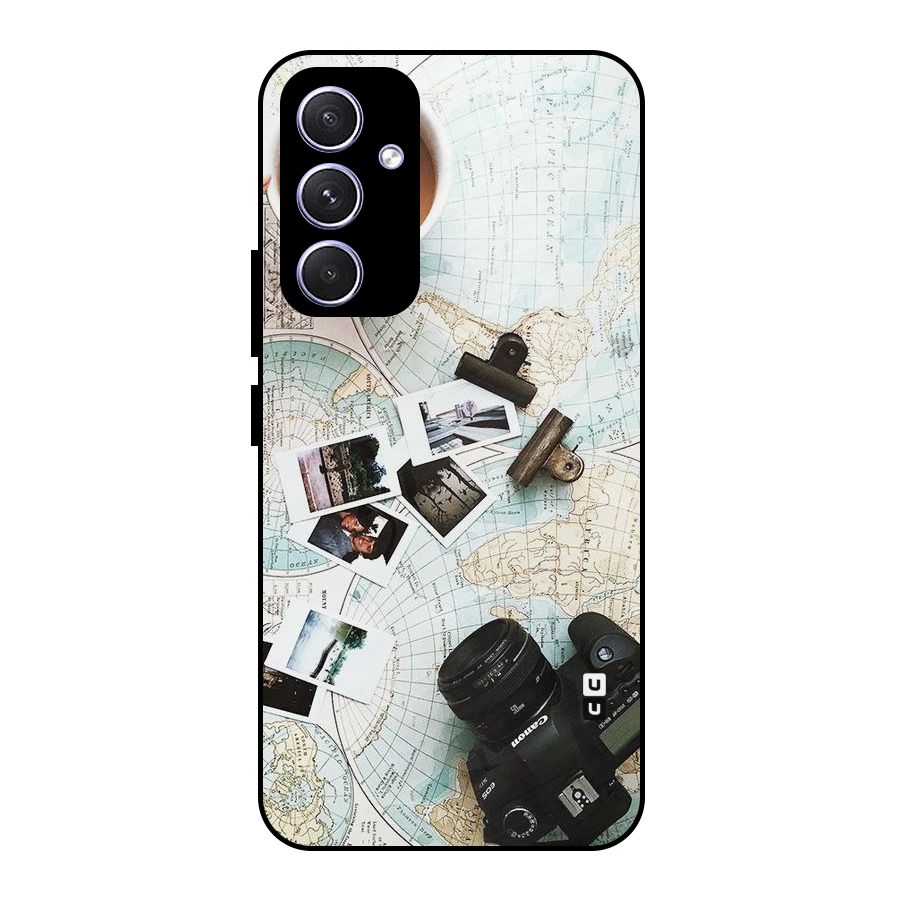 Post Stamps Travel Metal Back Case for Galaxy A54
