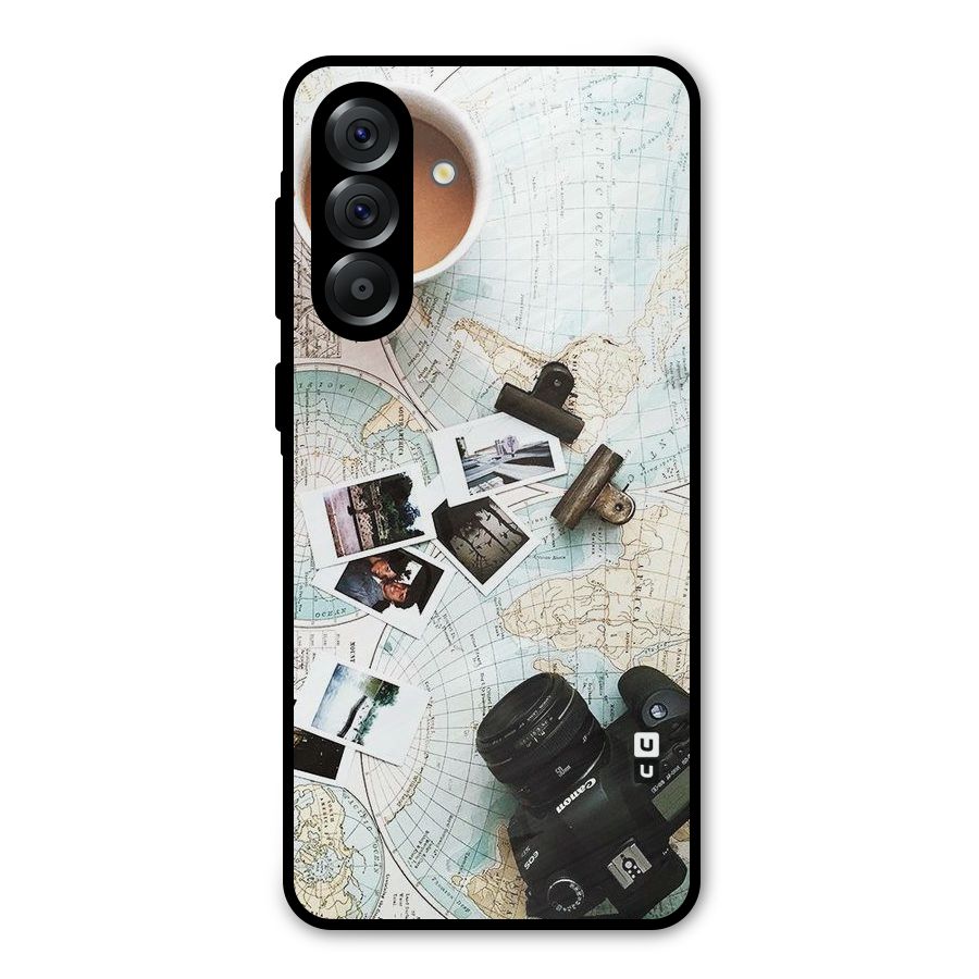 Post Stamps Travel Metal Back Case for Galaxy A56