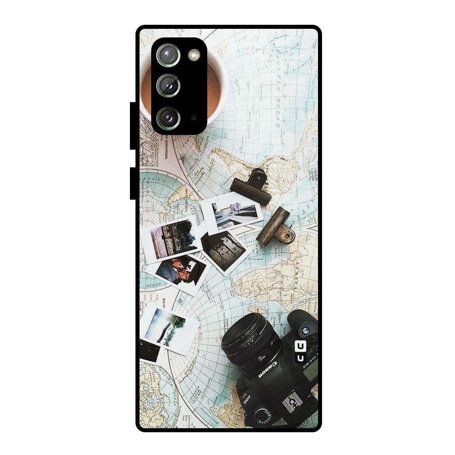 Post Stamps Travel Metal Back Case for Galaxy Note 20