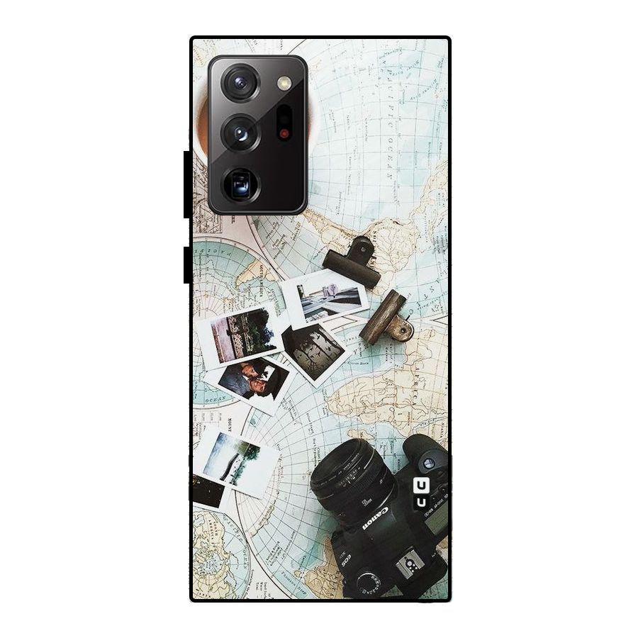 Post Stamps Travel Metal Back Case for Galaxy Note 20 Ultra 5G