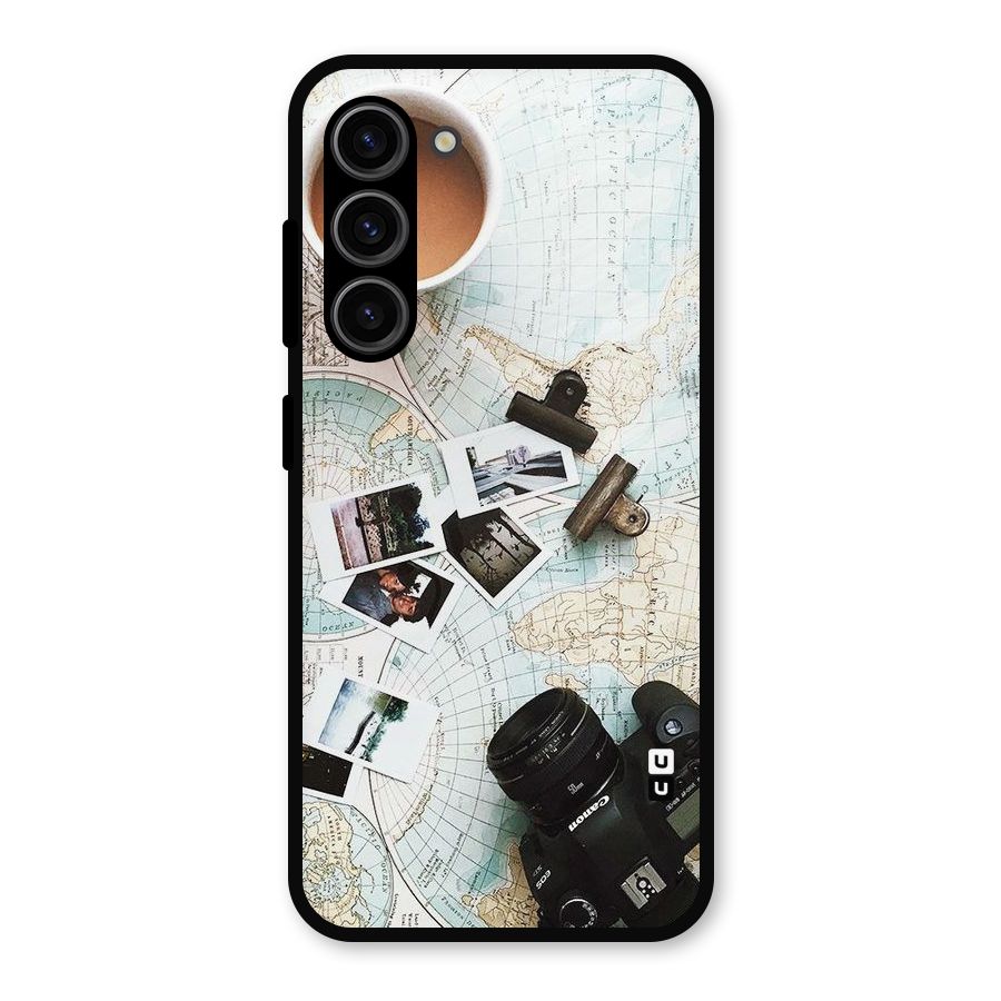 Post Stamps Travel Metal Back Case for Galaxy S23