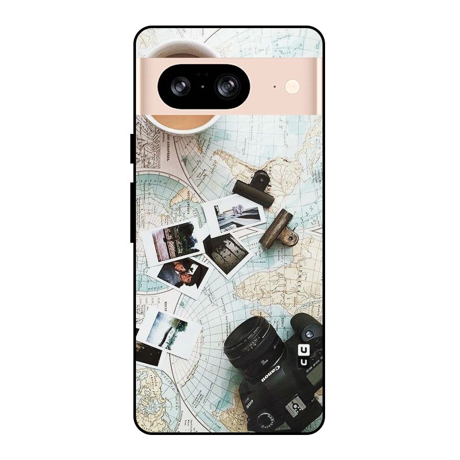 Post Stamps Travel Metal Back Case for Google Pixel 8
