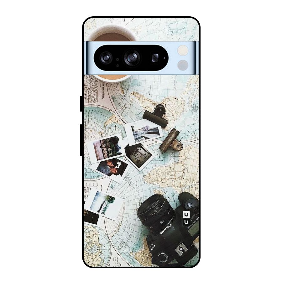 Post Stamps Travel Metal Back Case for Google Pixel 8 Pro