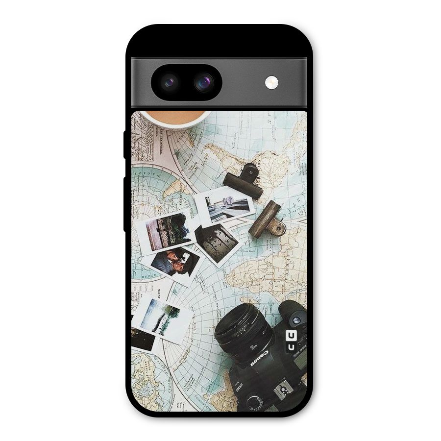 Post Stamps Travel Metal Back Case for Google Pixel 8a