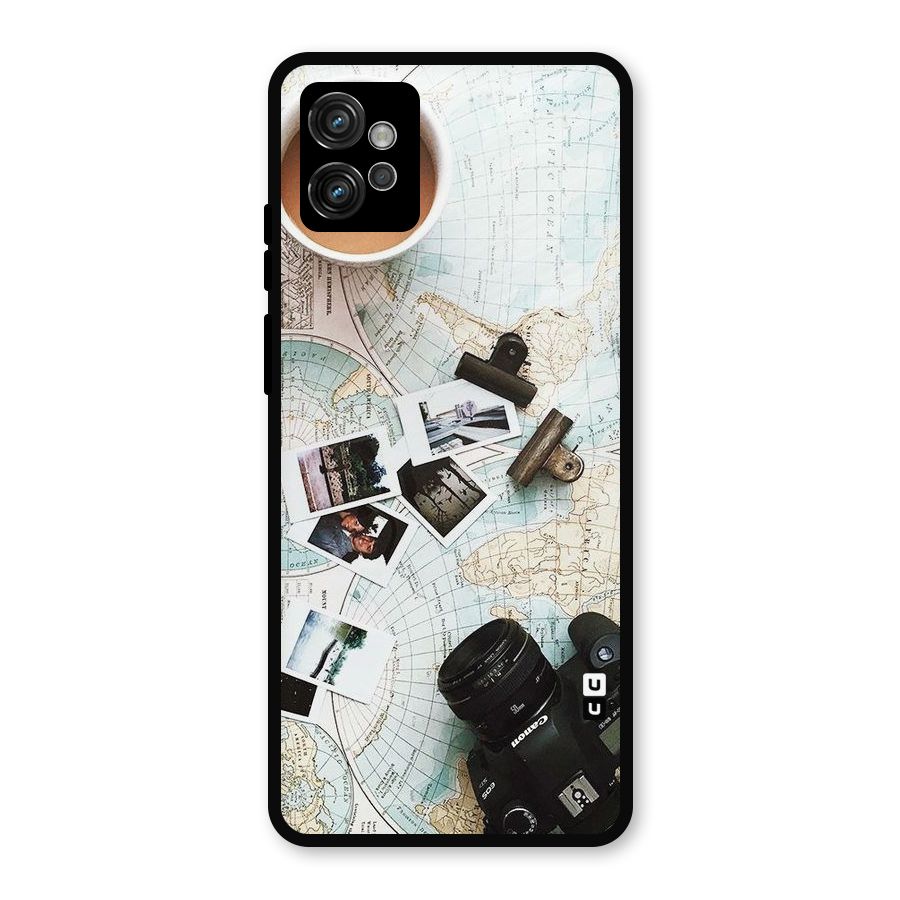 Post Stamps Travel Metal Back Case for Moto G32